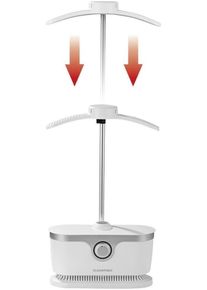 Cleanmaxx 00384 Dampfglätter Hemden-Bügler Blusen Heißluftfunktion 1800W weiß