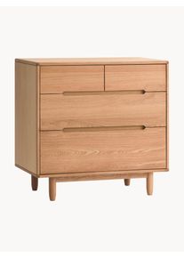 nobodinoz Dřevěný přebalovací komoda se zásuvkami Pure Hnědá Dřevo Š 87 cm, V 85 cm