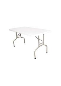Bolero Klapptisch Rechteck Weiß, 152 Cm