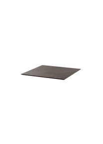 Essentials Infinity Tripod Terrassentisch Sand frame + Midnight Marble HPL 70x70 cm