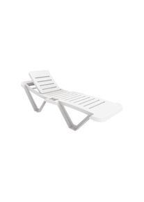 Resol Sonnenliegen Weiß (4Er Pack)