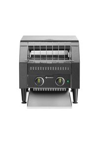 Hendi Durchlauf-Toaster, Doppelt,Schwarz