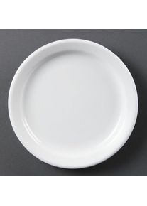 Olympia Whiteware Teller Mit Schmalem Rand 18Cm (12 Stück)
