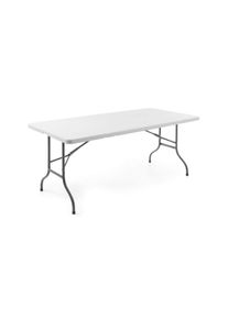 Hendi Buffettisch Klappbar, 152 Cm, Weiß