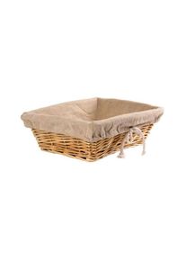Olympia Brotkorb Weide Mit Futter 31,5 X 23Cm
