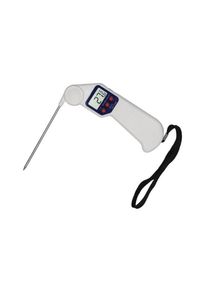 Bratenthermometer, Kerntemperaturmesser, Kunststoff/ Metall, Weiß