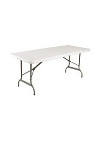 Bolero Klapptisch Rechteckig, Weiß 183Cm