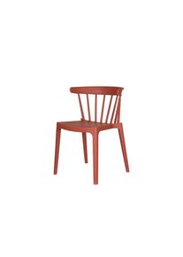 Best Windson Stapelstuhl Terrakotta, Polypropylen, 54X53X75Cm (Lxbxh), 50905 4 Stück