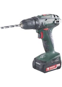 Metabo BS 14.4 Akku-Bohrschrauber Akkuschrauber 14,4V 2Ah Li-Ion 2 Akkus Koffer grün schwarz