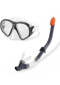 Intex Reef Rider Schwimmset mit Brille und Schnorchel ab 14 Jahre, schwarz