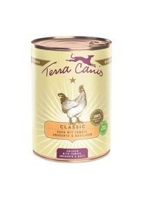 Terra Canis s kuřecím masem, amarantem, rajčaty a bazalkou 6x400g