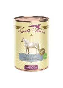 Terra Canis CLASSIC koňské maso s amarantem, broskví a červenou řepou 6 × 400 g