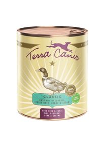 Terra Canis s kachnou, přírodní rýží, červenou řepou, hruškou a sezamem 6 × 800 g