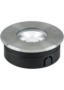 EVN Lichttechnik EVN LED Bodeneinbau, rund, EDS / alu, IP67, 24V/DC, 6W, 3000K, 602lm, Edelstahl Aluminium (PCB67240602)