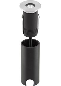 EVN Lichttechnik EVN LED Bodeneinbau, rund, EDS / alu, IP67, 220-240V/AC, 2,8W, 3000K, 276lm, Edelstahl Aluminium (PCS67100302)