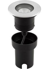 EVN Lichttechnik EVN LED Bodeneinbau, rund, EDS / alu, IP67, 220-240V/AC, 9W, 3000K, 1039lm, Edelstahl Aluminium (PCS67100902)