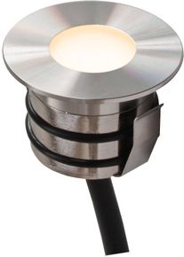 EVN Lichttechnik EVN LED Bodeneinbau, rund, EDS / Alu, IP65, 12V/DC, 0,6W, 3000K, 36lm, Edelstahl Aluminium (441520)