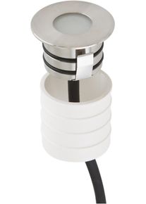 EVN Lichttechnik EVN LED Bodeneinbau, rund, EDS / Alu, IP65, 12V/DC, 3W, RGB+W (3000K), Edelstahl Aluminium (44159902)