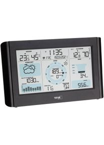 TFA Dostmann Weather Pro Funk-Wetterstation digital Temperatur Luftdruck Vorhersage schwarz