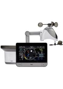 TFA Dostmann WLAN VIEW PRO Wetterstation Funk-Wetterstation Vorhersage Temperatur Luftfeuchtigkeit schwarz