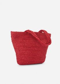 Malá slaměná taška | Červená | Vel. 25x23 cm | Sláma/slaměný efekt| bonprix