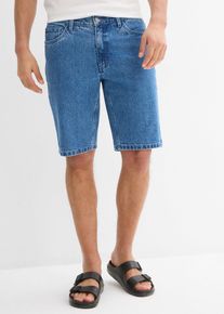 Strečov&eacute; dž&iacute;nov&eacute; bermudy Relaxed Fit | Modr&aacute; | Vel. 46 | bonprix