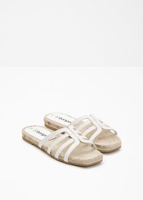 Pantofle | Bílá | Vel. 42 | veganské| bonprix