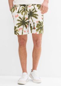Viskózové šortky bez zapínání Loose Fit | Bílá | Vel. 56 | viskóza| bonprix