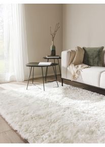 benuta Nest Shaggy koberec Whisper B&iacute;l&aacute; 120x170 cm Uni