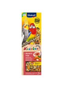 Vitakraft krekry mandle/f&iacute;ky pro velk&eacute; papou&scaron;ky 2 kusy