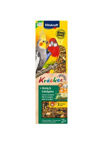 Vitakraft krekry med/eukalyptus pro velk&eacute; papou&scaron;ky 4&times; 2 ks