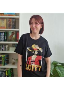 One Piece - Luffy T-Shirt black - XL - Black