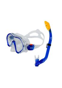 Acra Šnorchlovací set 2 v 1, DĚTSKÝ, MODRÝ, obsahuje masku a šnorchl