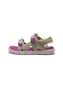 Timberland Dívka Otevřená obuv 'Perkins Row' šedobéžová / fialová 4.5