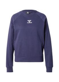 Hummel Ženy Sportovn&iacute; mikina 'ICONS' n&aacute;mořnick&aacute; modř / b&iacute;l&aacute; L