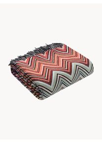 Missoni Vlněný pléd s třásněmi Perseo Barevná Vlna Š 130 cm, D 190 cm