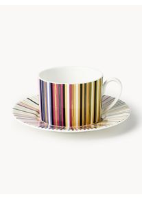 Missoni Sada šálků na kávu s podšálky z kostního porcelánu Fine Bone China Jenkins, 6 dílů Barevná Kostní porcelán Ø 9 cm, V 6 cm, 220 ml