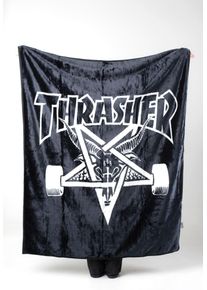 Thrasher - Skate Goat Black - Deka - Černá - Onesize - 100% polyester,Fleece
