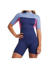 Roxy Women's 2/2 Prologue Backzip S/S Wet suit Women (8, blue)