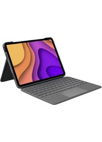 Logitech Folio Touch Tablet-Tastatur mit BookCover für Apple iPad Air grau