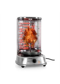 ONECONCEPT Kebap Master, vertik&aacute;ln&iacute; gril, 1800 W, stř&iacute;brn&yacute;