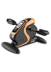 Klarfit Cycloony Mini Bike, mini rotoped, motor, 120 kg, dálkové ovládání, černý/oranžový