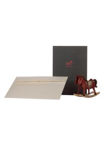 DIY wooden card: Rocking horse