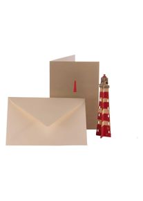 DIY wooden card: Lighthouse