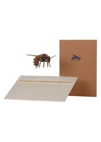 DIY wooden card: Bee