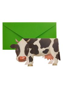 3D card: Cow