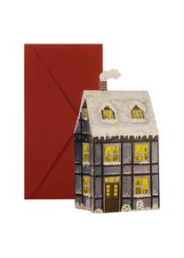 3D card: Christmas house
