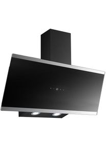 PKM S33-90A+BTH Kopffreihauben, 90 cm breit, 538 m³/h, Touch Bedienung, Abluft und Umluft, schwarz