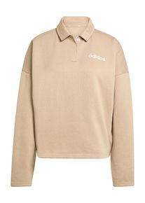 adidas Sportswear Ženy Sportovní mikina béžová / bílá XS