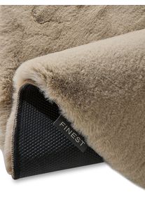 benuta Finest Kulat&yacute; shaggy koberec Fine B&eacute;žov&aacute; &oslash; 160 cm Uni